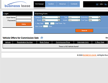 Business Lease - auction system